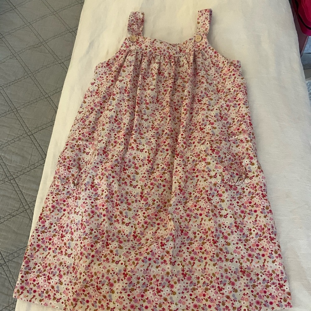 Little English Girls Fall Floral Jumper - size 7